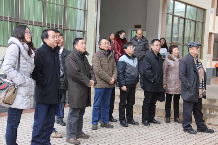 省教育厅职成教处处长段剑新一行到校检查指导工作