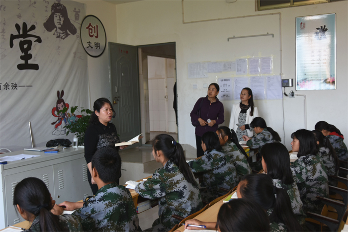 学校迎接省级语言文字规范化示范校现场评估工作