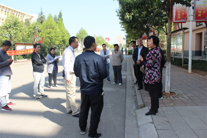 我校开展新学期校园安全隐患大排查活动