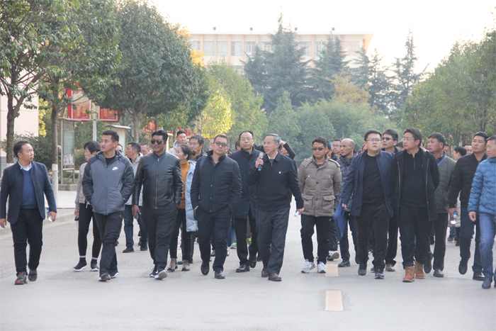 云南省民族教育工作者综合能力提升培训班到我校参观考察
