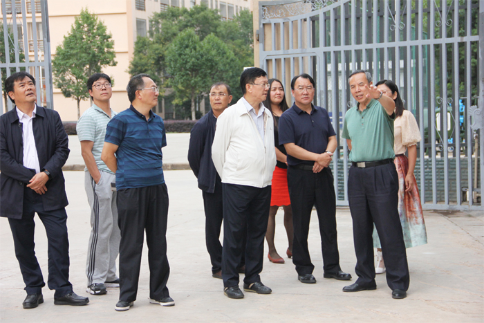 云南省财政厅领导到我校检查指导实训基地建设