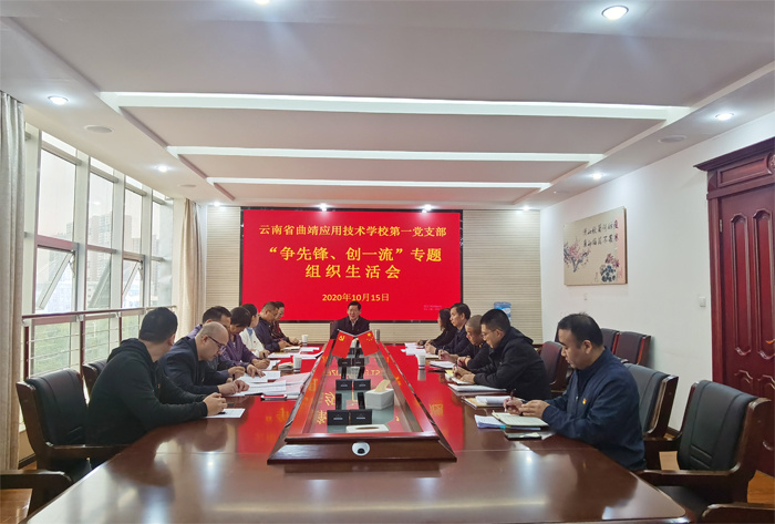 学校各党支部召开&ldquo;争先锋、创一流&rdquo;专题组织生活会